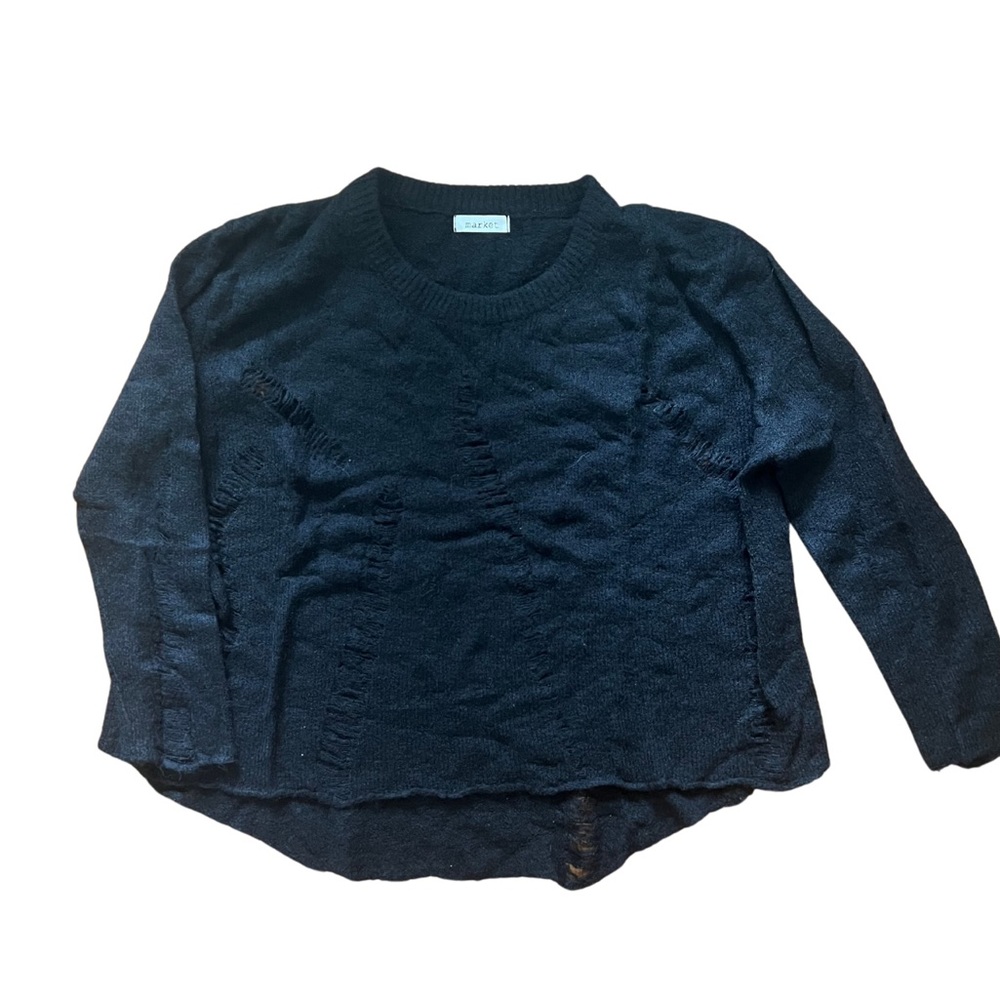 Market Black Wool Sweater